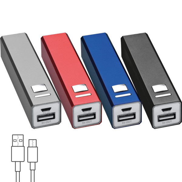 Powerbank, metaal